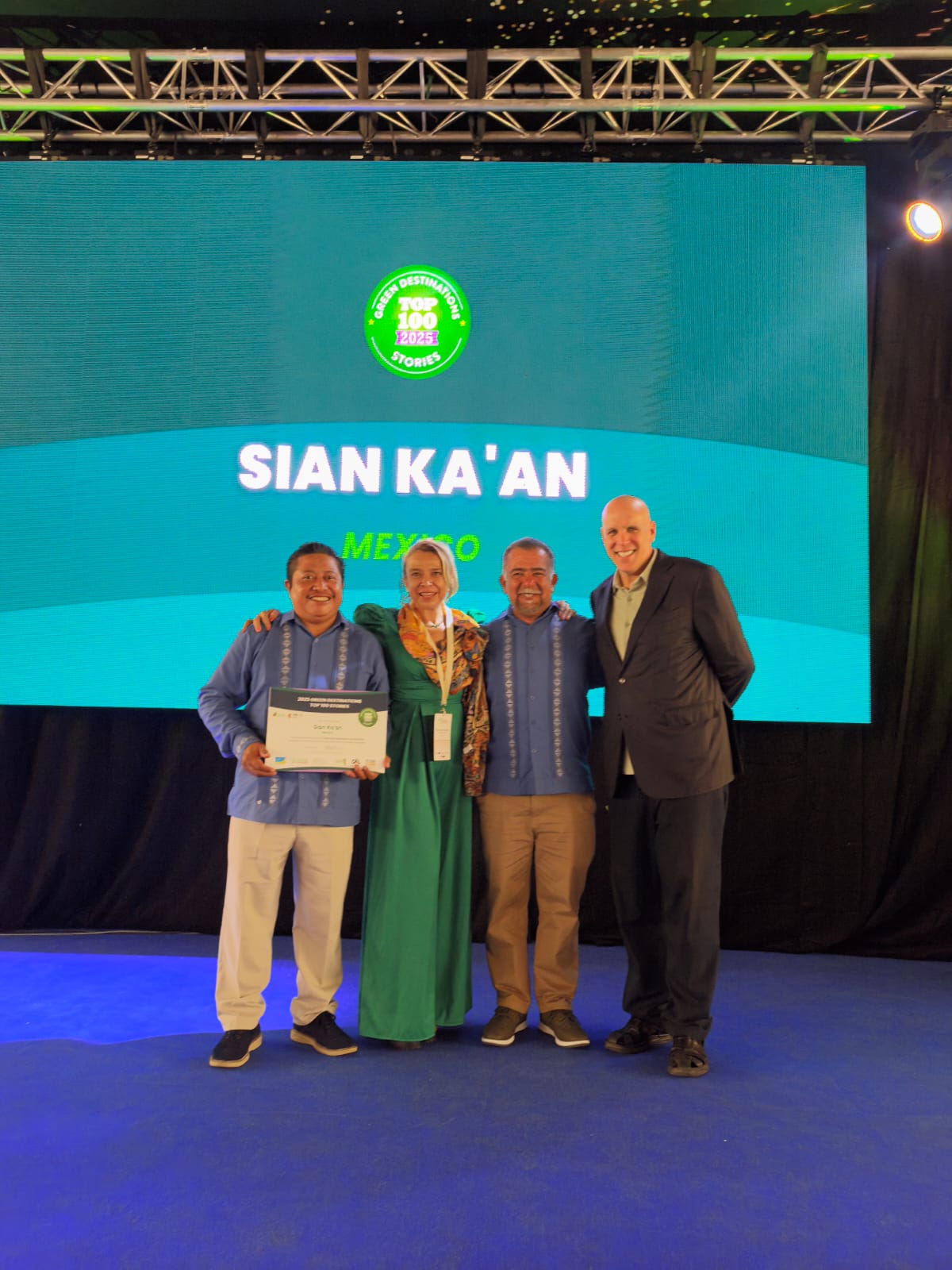 Community Tours Sian Ka'an Top100 Recognition at Green Destinations 2025