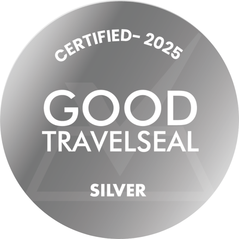 Good Travel Seal Silver certified 2025 badge of Community Tours Sian Ka an
