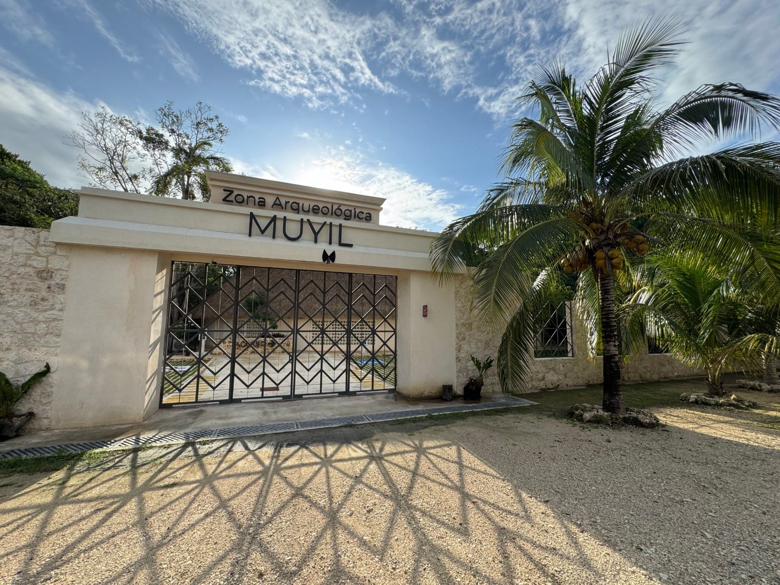 Entrance to the Muyil archaeological zone near Tulum, Sian Ka'an Biosphere Reserve
